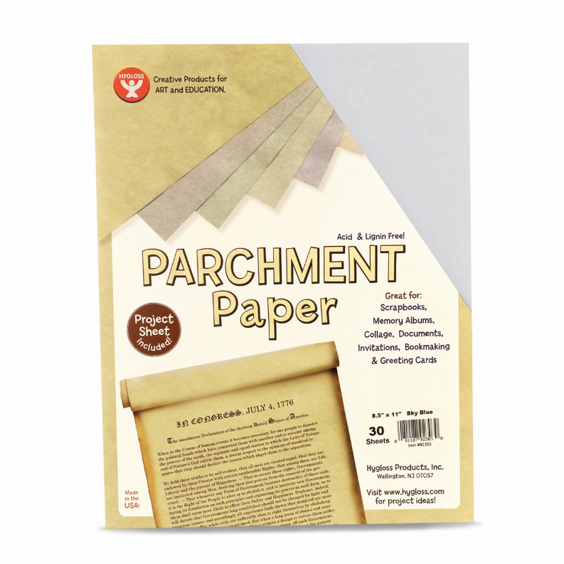 Parchment Paper - Sky Blue