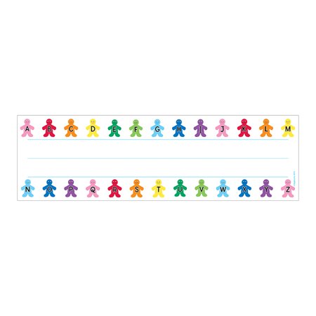 Picture Name Plates - 9.5inx2 7/8 Alphabet Kids