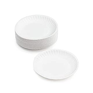 Plates - 6in round white