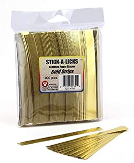 Stick-A-Licks - 1/2inx5inGold Chain Strips