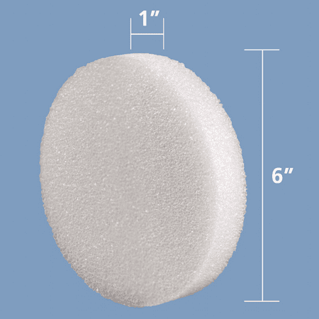 Styrofoam Pack - 6inRound DiscsBulk Pack