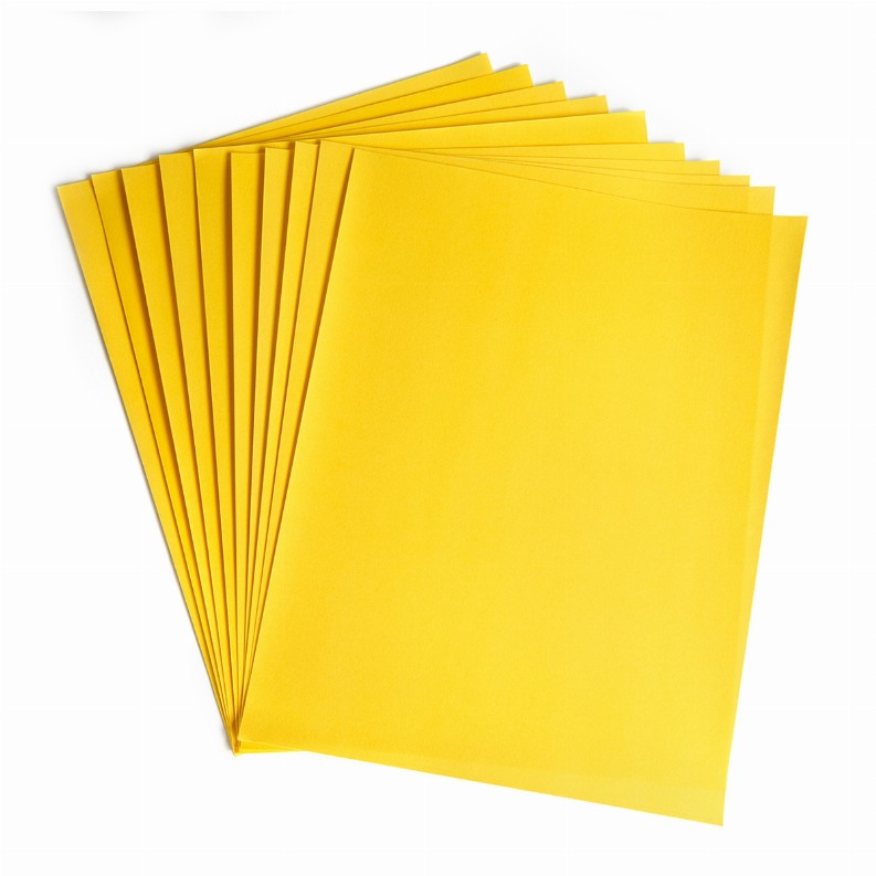 Velour Paper - 8.5inx11in Yellow