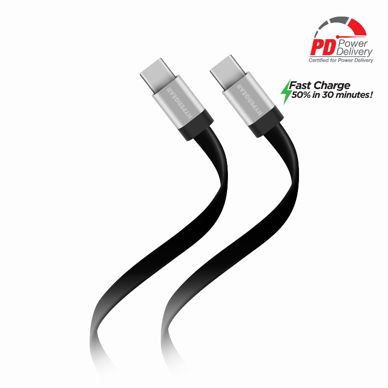  Flexi USB-C to USB-C Flat Cable 6ft