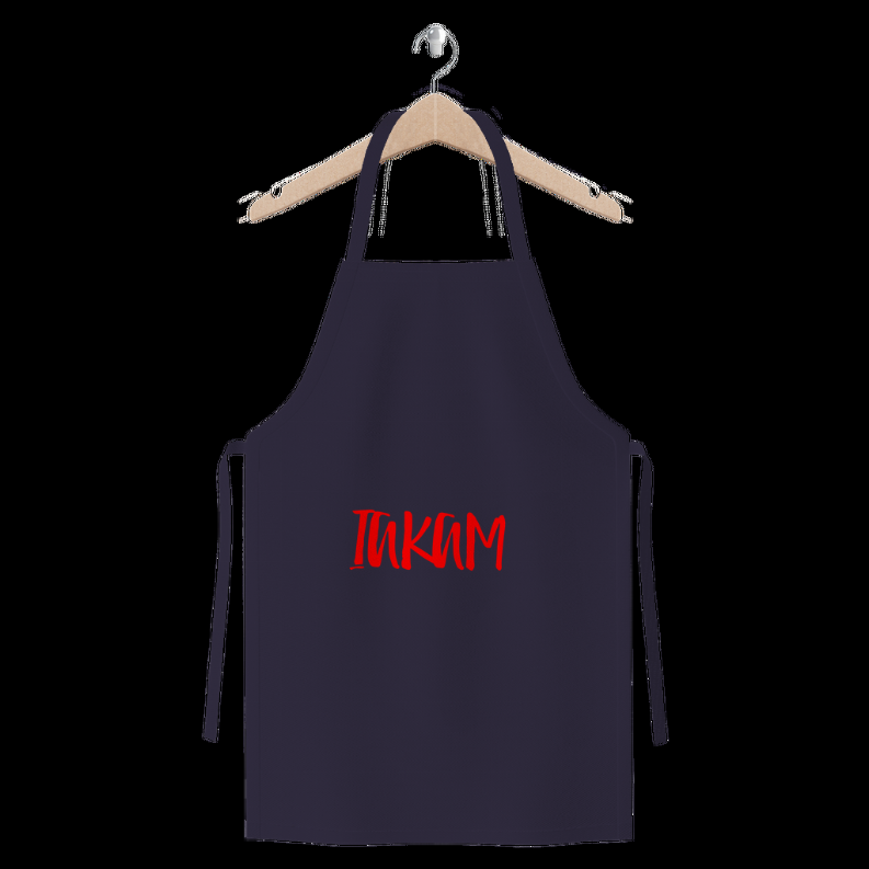 IAKAM Red Premium Jersey Apron   One Size   Navy