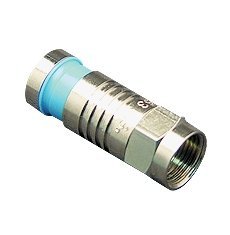 Connector- F-Type- Rg6Q- 100Pk