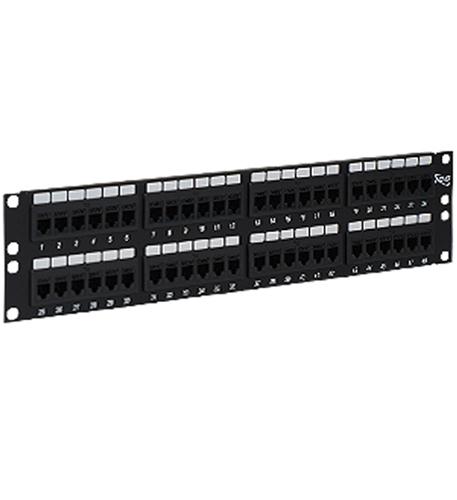 PATCH PANEL-CAT 5e- FEED-THRU 48-P-2RMS