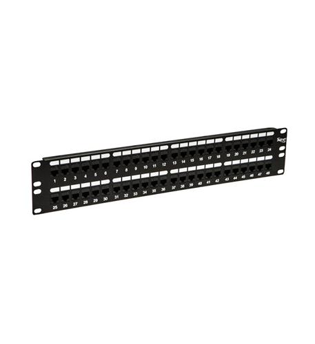 Patch Panel-Cat 6- Feed-Thru 48-P-2Rms