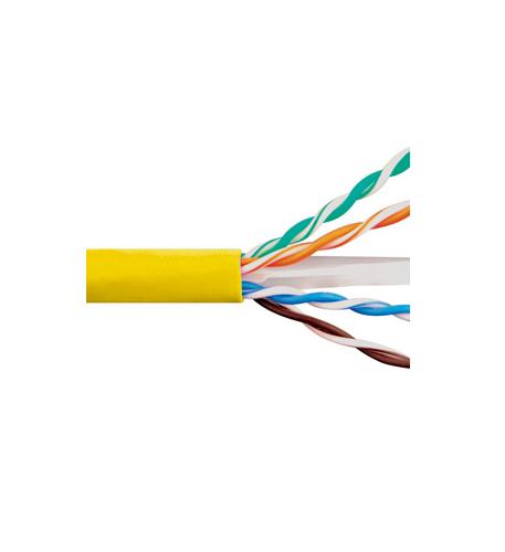 CAT6e CMR PVC CABLE YELLOW