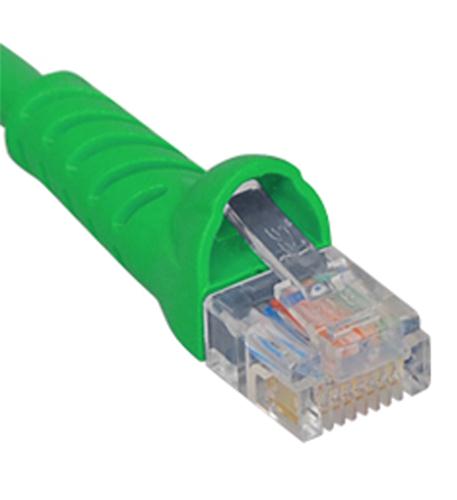 PATCH CORD- CAT 5e- MOLDED BOOT- 25' GN
