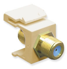 Module- F-Type -Gold Plated- 3GHZ- Ivory