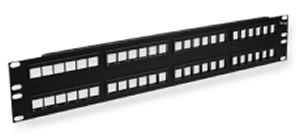 Patch Panel- Blank- Hd- 48-Port- 2 Rms