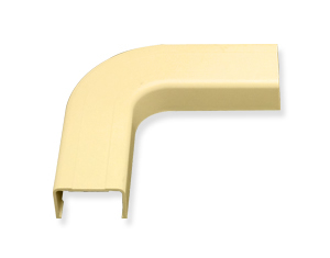 FLAT ELBOW- 3/4in- IVORY- 10PK