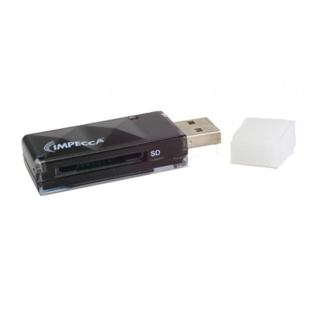 Impecca Sd/SDHC USB Card Reader - Black