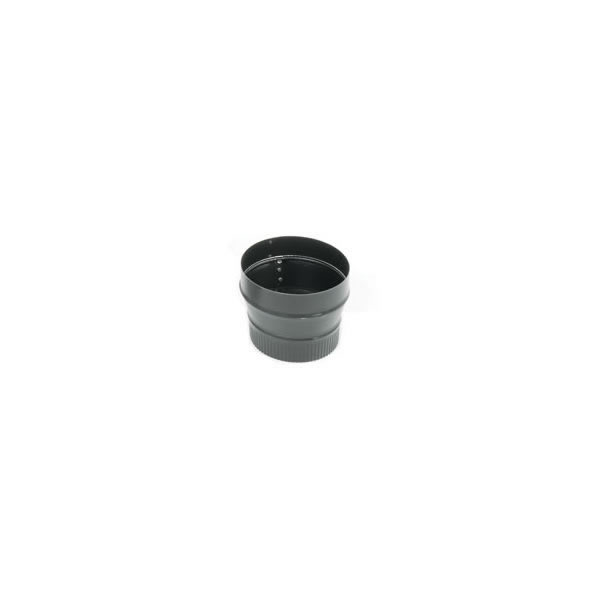 5" to 6" Snap-Lock Black Stovepipe Increaser - BM0075