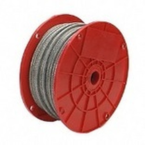 1/4 Inch X250 Feet  Galvanized Cable- 7X19"