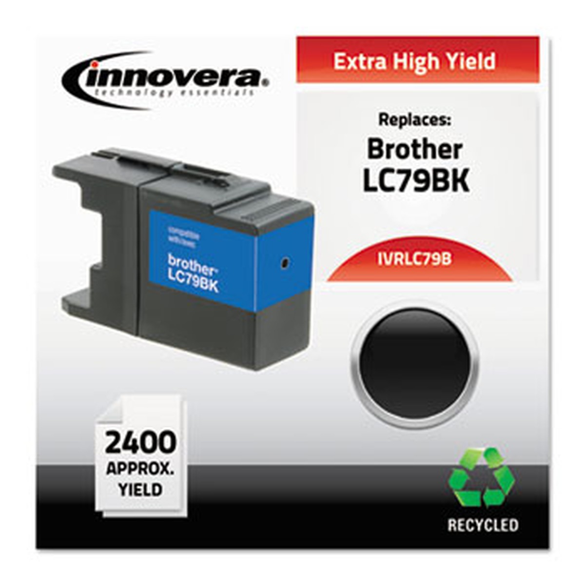 Remanufactured LC79BK Extra High-Yield Ink, Black