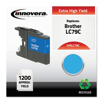 Remanufactured LC79C Extra High-Yield Ink, Cyan