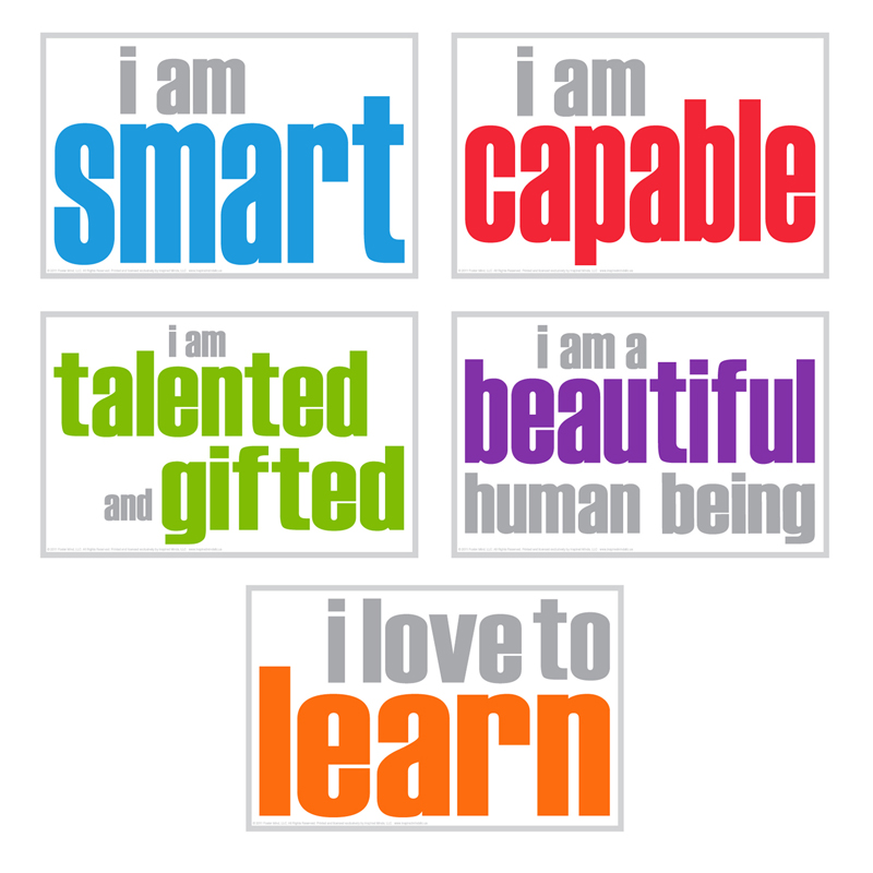 Self-Esteem Posters, Pack of 5