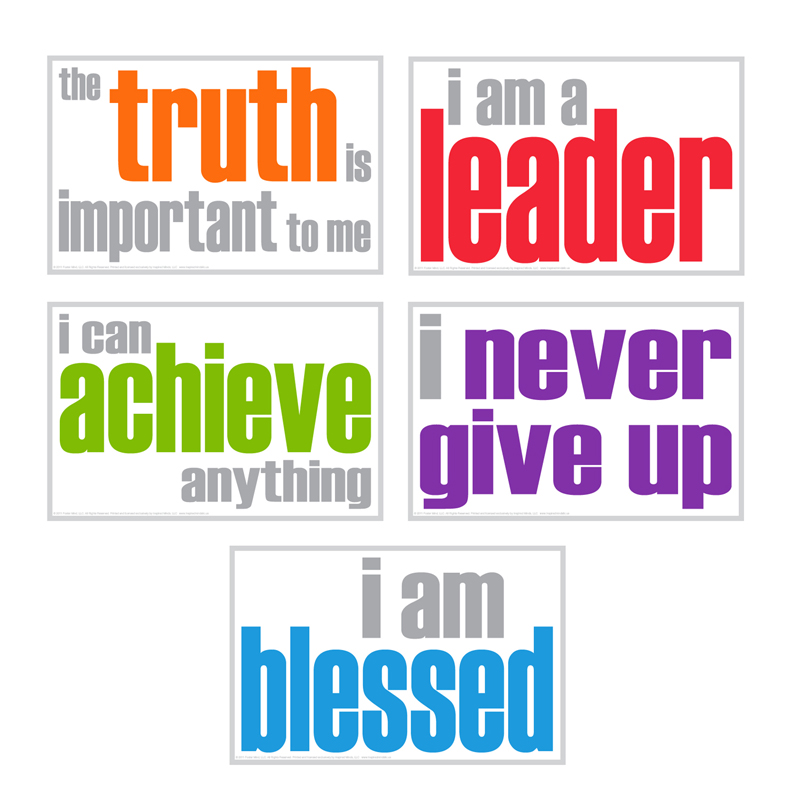 Encouragement Posters, Pack of 5