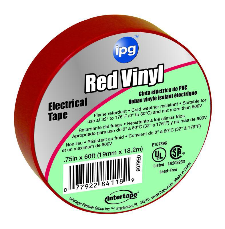 4118 3/4X60 Ft. Red Electrical Tape