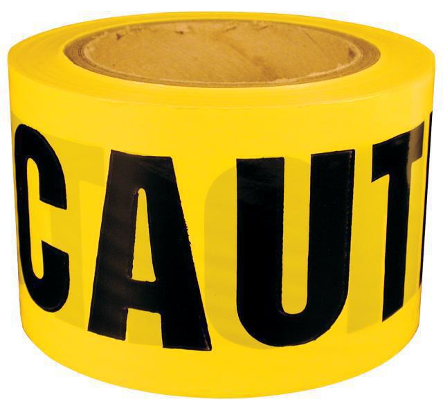 600CC 300 Ft. Yellow Caution Tape