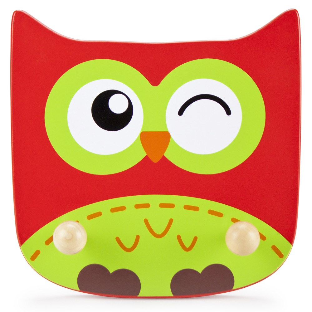 Wooden Owl Clothing Rack