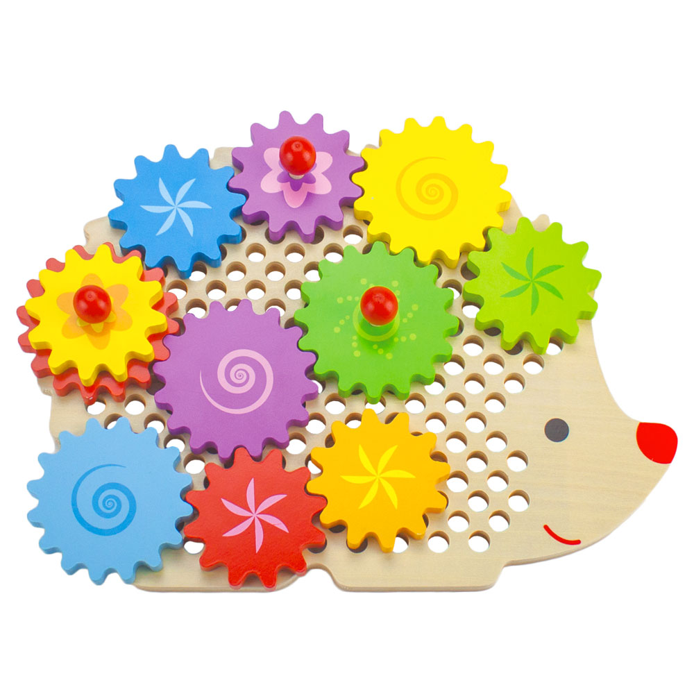 Wooden Wonders Gizmo the Hedgecog Gear Puzzle