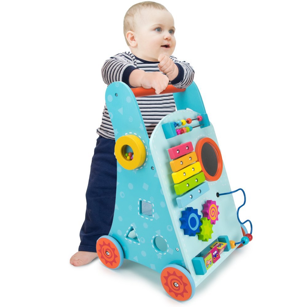 Blue Push N Play Walker