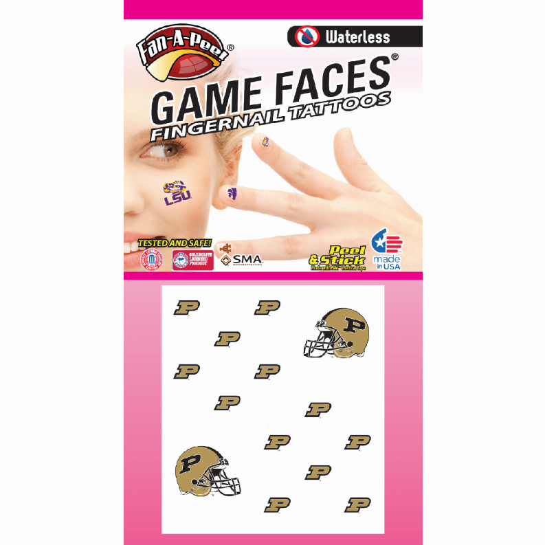 Waterless Peel & Stick Fingernail Fan-A-Peel / Gamesfaces