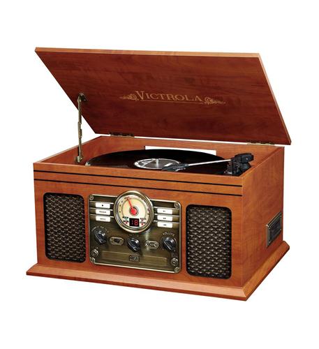 6-in-1 Victrola Entertainment Center