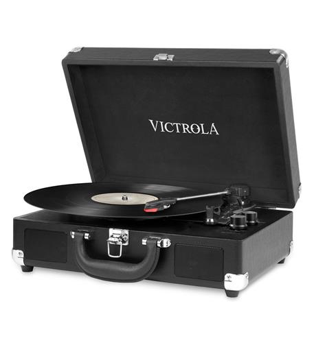 Victrola Portable Vintage Turntable- BK