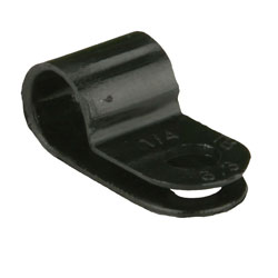 Cable Clamp 1/4 in. Black 100 Pack