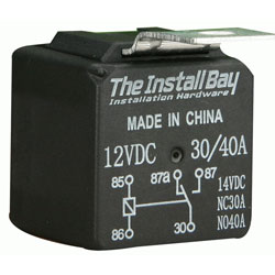 RELAY SPDT 12V 30/40 AMP ECONOMY