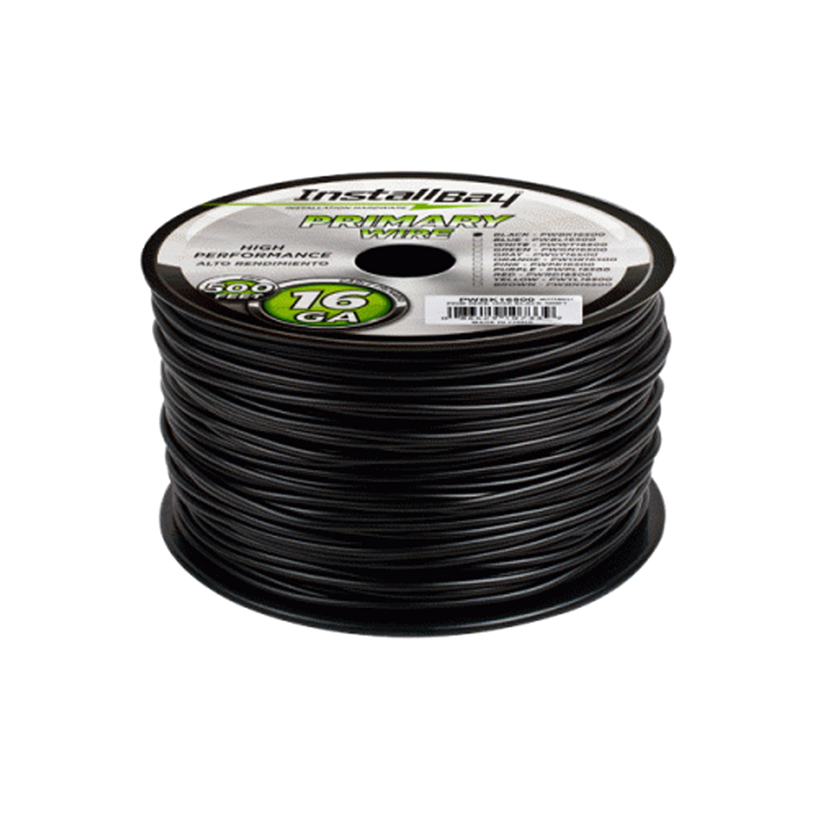 Primary Speaker Wire Black 500Ft Box