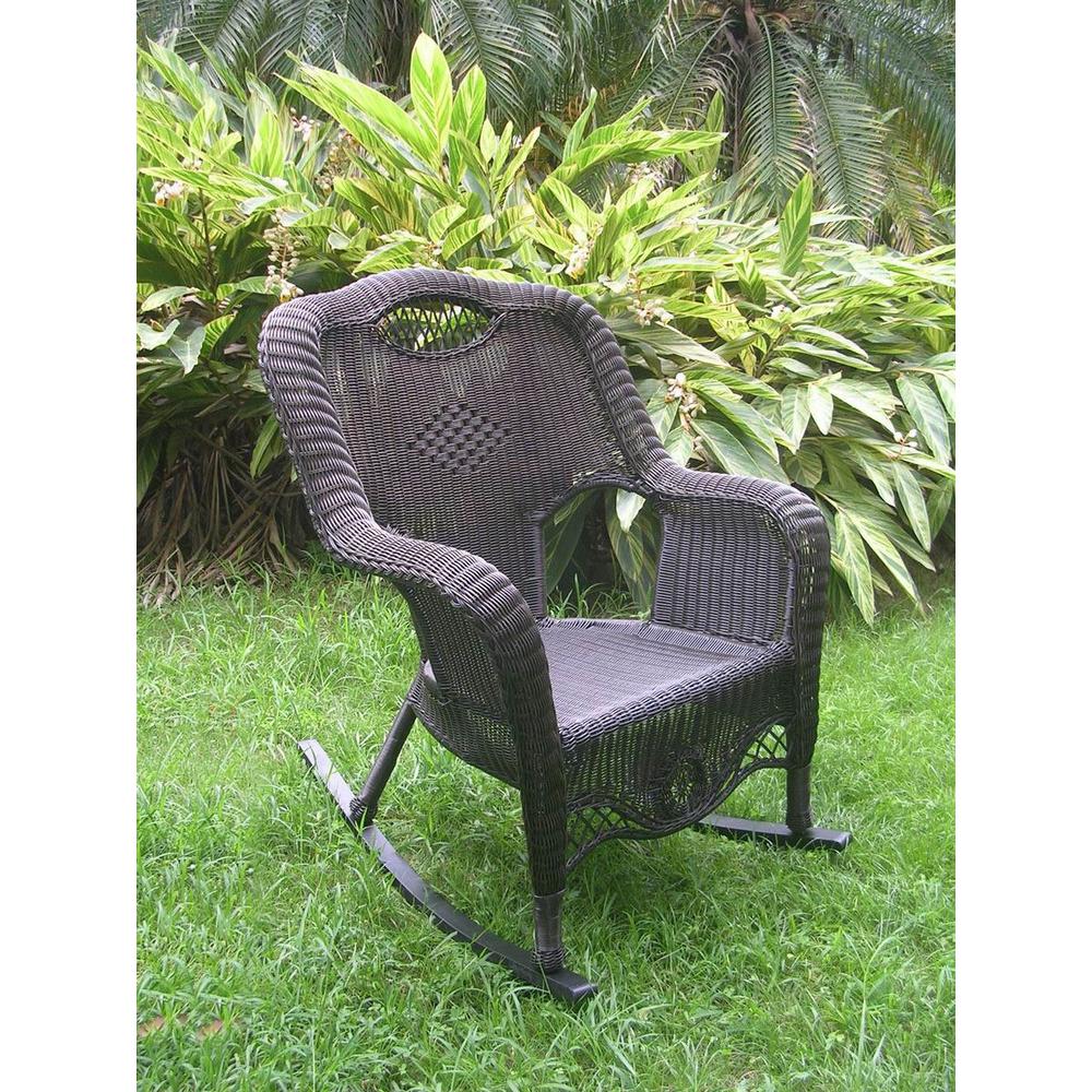 Resin Wicker Indoor/Outdoor Rocker