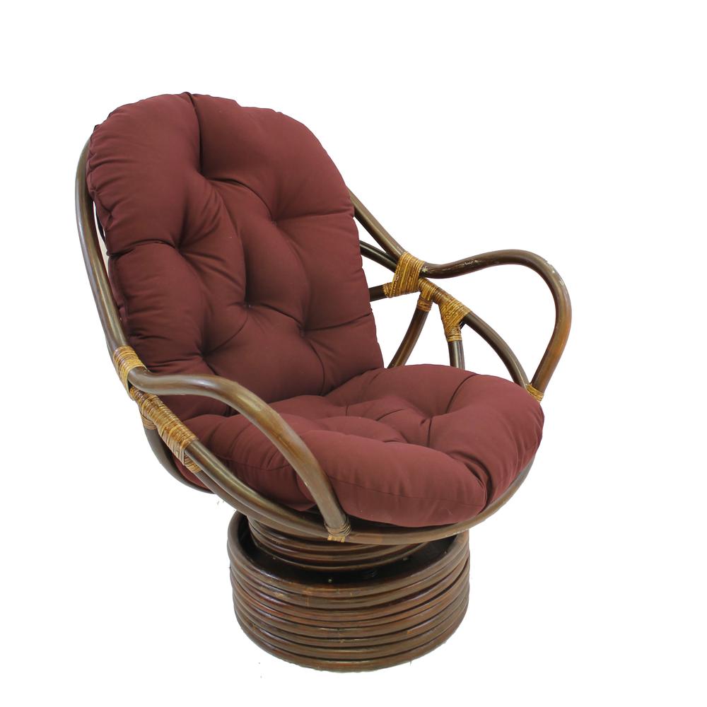 Swivel Rocker with Twill Cushion