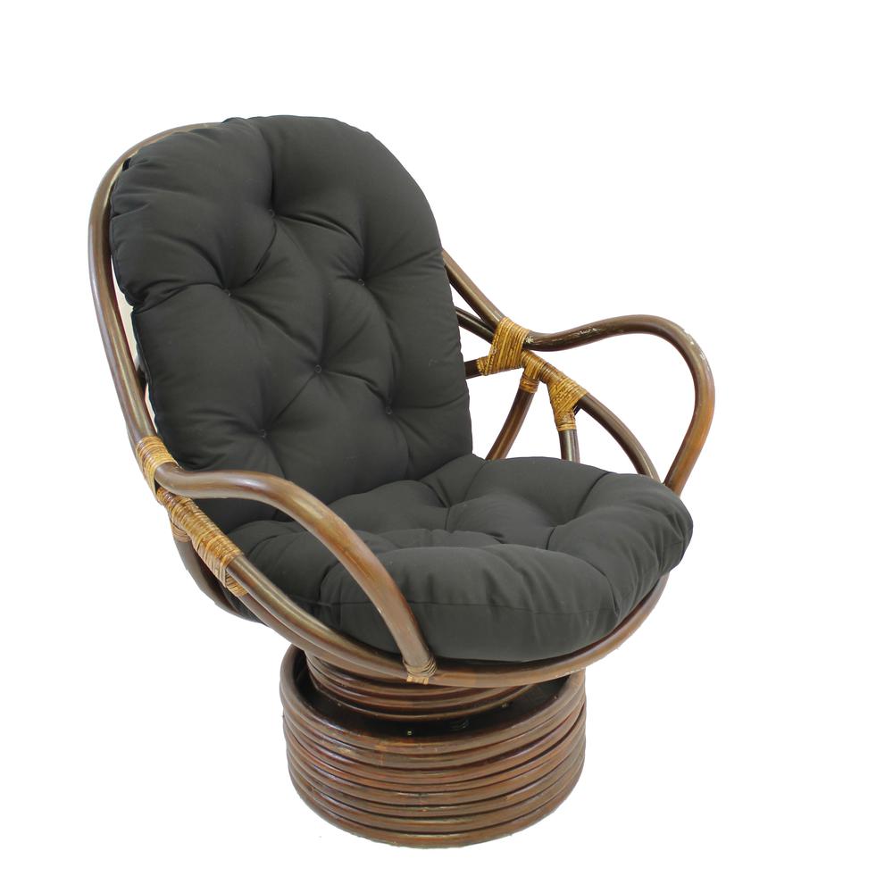 Swivel Rocker with Twill Cushion