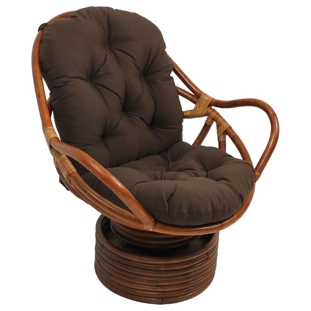 Swivel Rocker with Twill Cushion