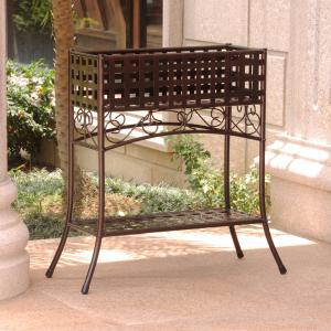 Mandalay Iron Rectangular Plant Stand