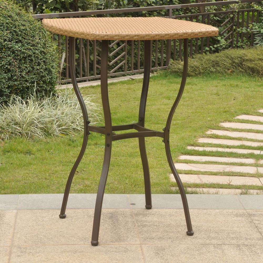 Valencia Resin Wicker/Steel Bar Height Table