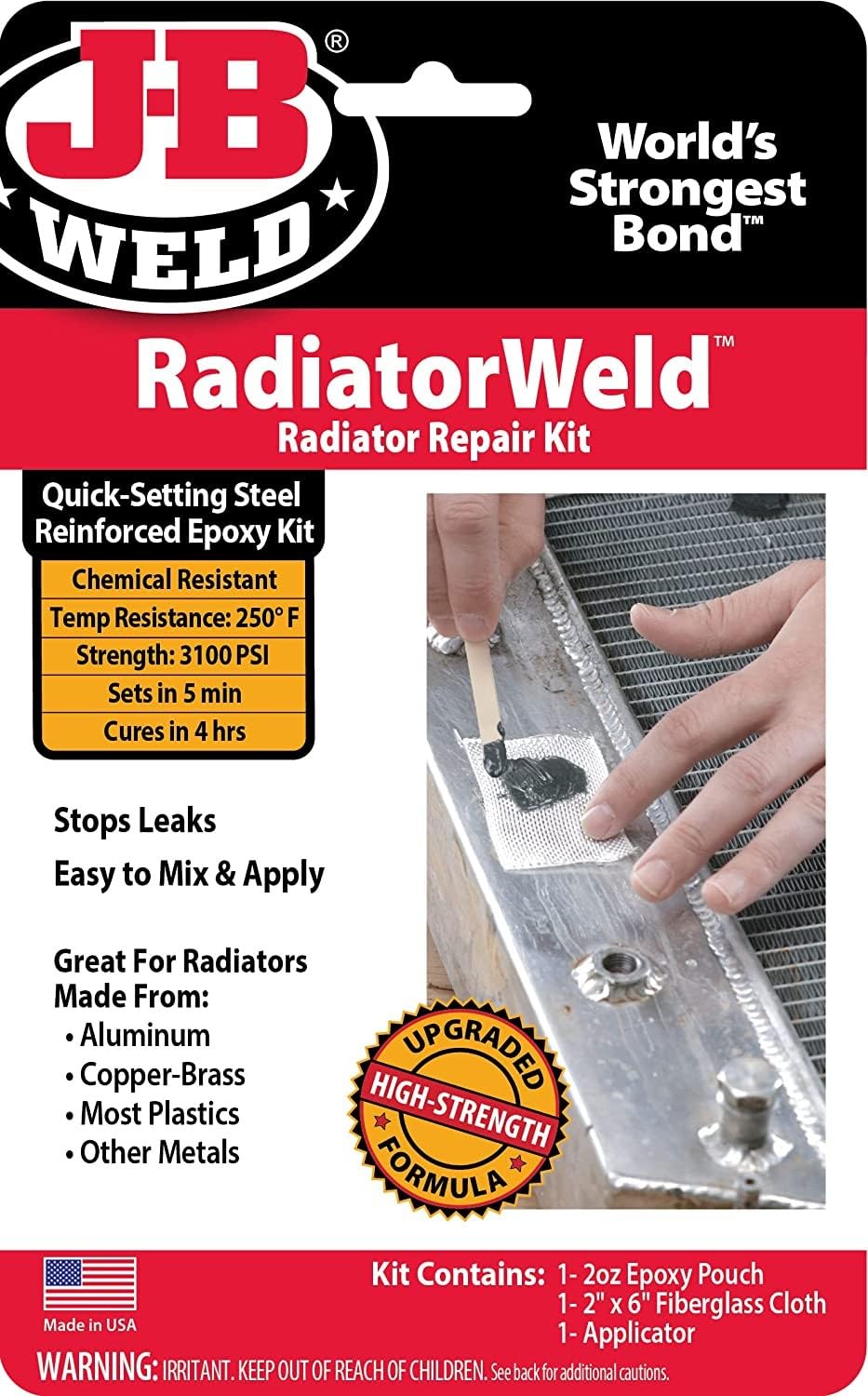 RADIATOR & PLASTIC TANK REPAIR KIT CARDED REPAIR KIT