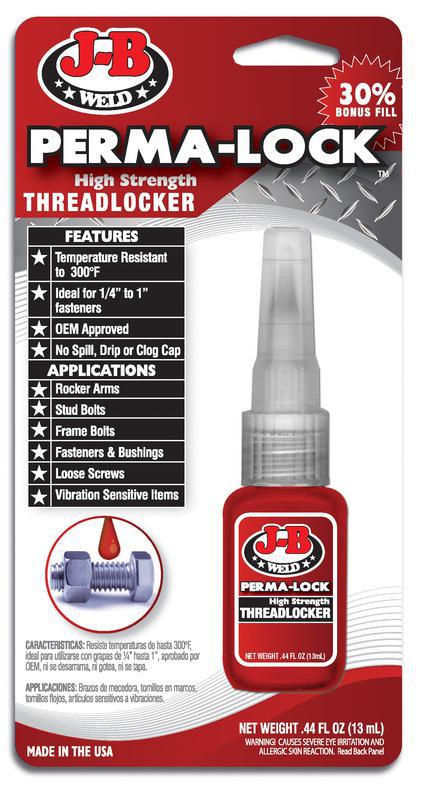 PERMALOCK HIGH STRENGTH RED CARDED 13ML BOTTLE