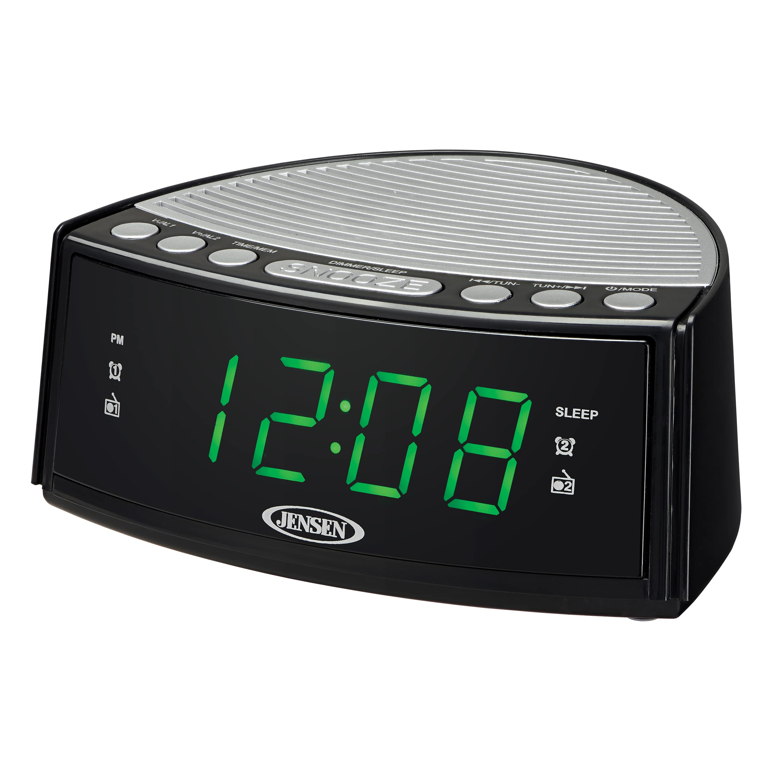 JENSEN JCR-160 DIGITAL AM/FM DUAL ALARM CLOCK RADIO