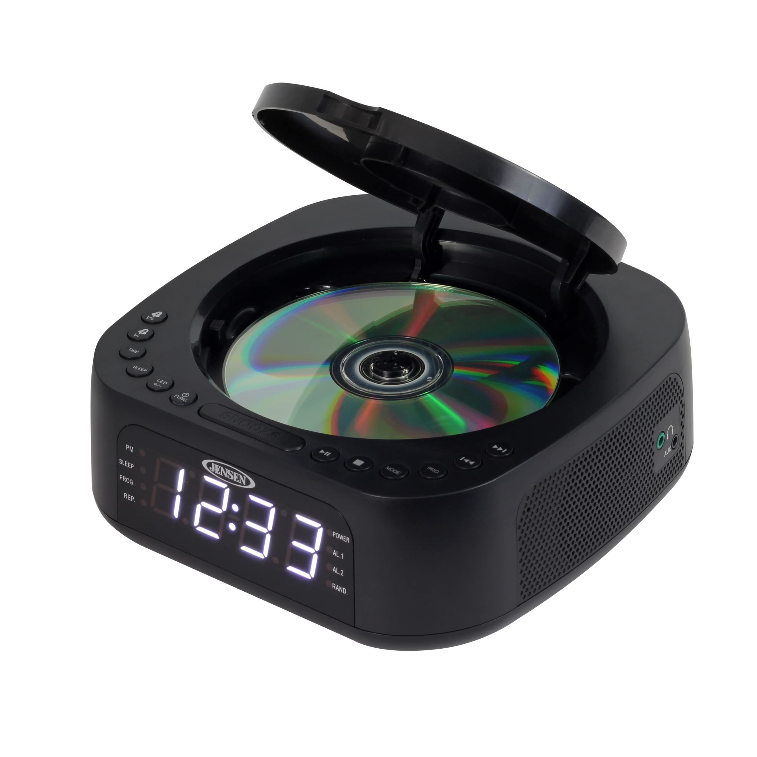 JENSEN JCR-375 STEREO DUAL ALARM CLOCK RADIO