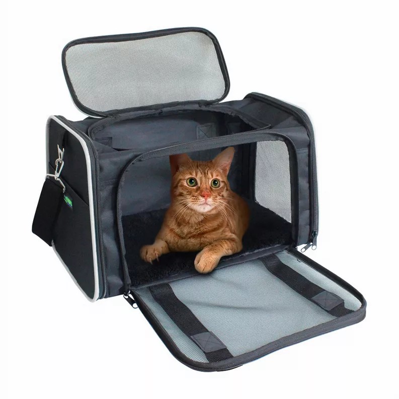 GOOPAWS Soft-Sided Kennel Pet Carrier for Small Dogs, Cats, Puppy, Airline Approved Cat Carriers Dog Carrier Collapsible, Travel