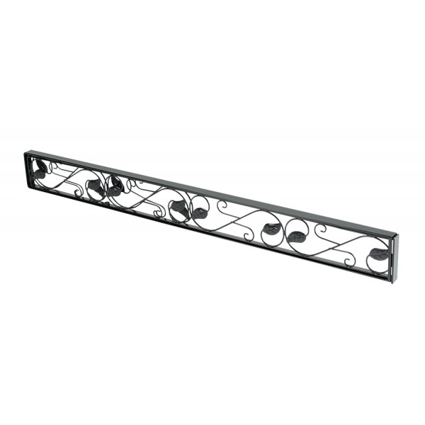 U.S. Patrol JB8095 Black Sliding Door Lock Bar For Extra Home