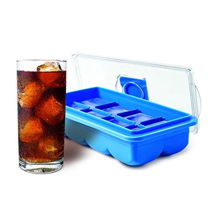 Handy Gourmet JB7764BLU Blue Large Ice Cube Tray No Spill