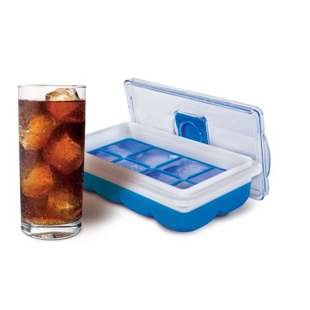 Handy Gourmet JB8237BLU Blue No Spill Slim Ice Cube Tray