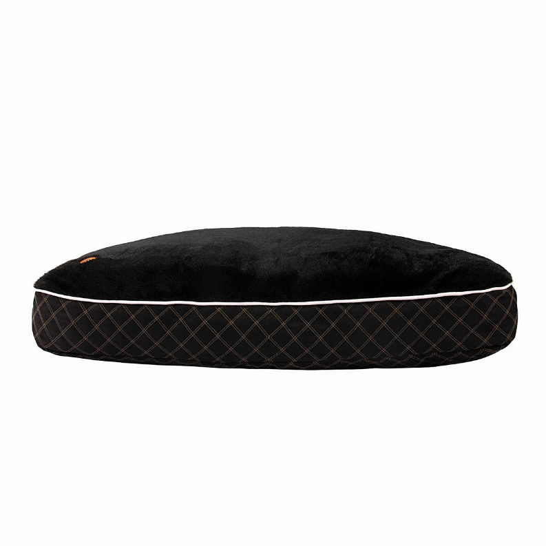 Halo Rectangular Natasha Dog Bed S Black