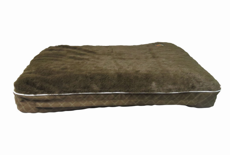 Halo Rectangular Natasha Dog Bed S Brown